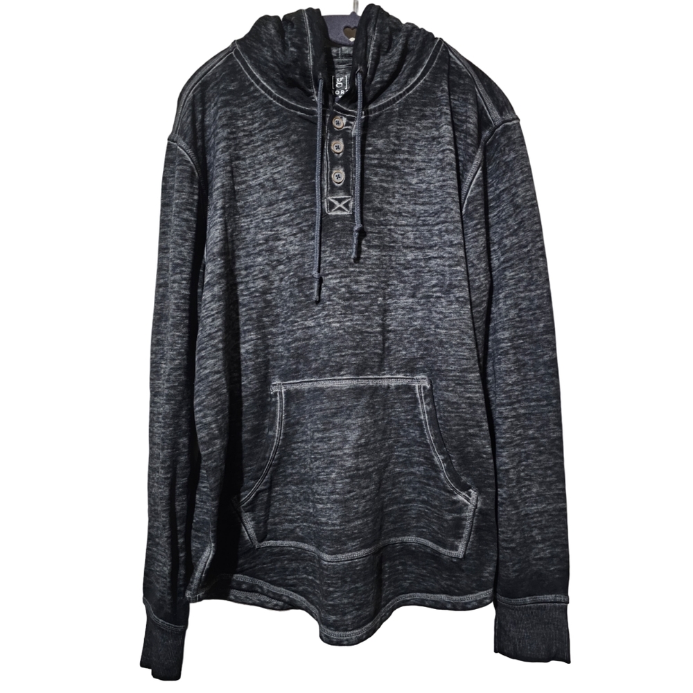 Like New Men's George Black Hoodie